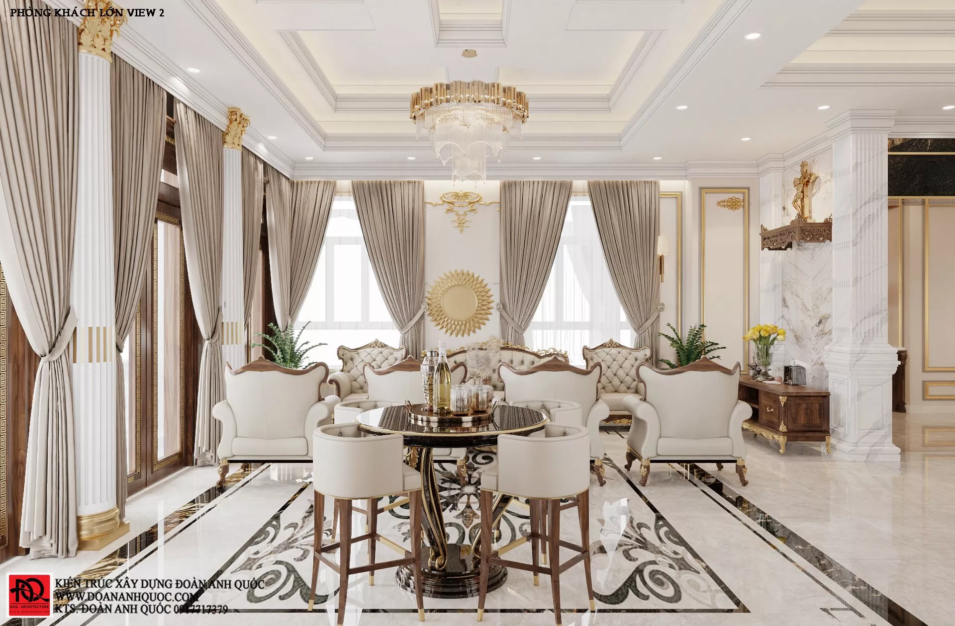 thiết kế phòng khách đẹp